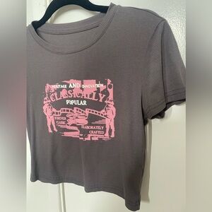 Grey Graphic Tee